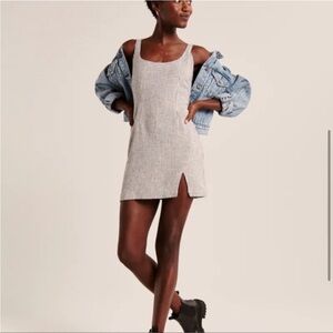 Abercrombie & Fitch grid mini dress